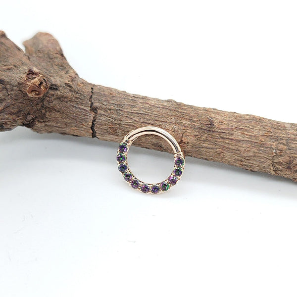 Mercury Mystic Topaz piercing